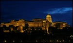 Budapest Castle in nightlight