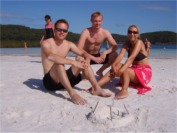 Jaakko, Micael, Julia och ett sand-Ullevi
